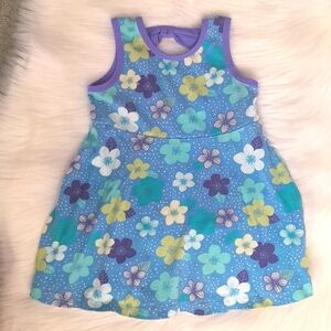 Peanut & Ollie 2T Girls Blue Floral Summer Dress